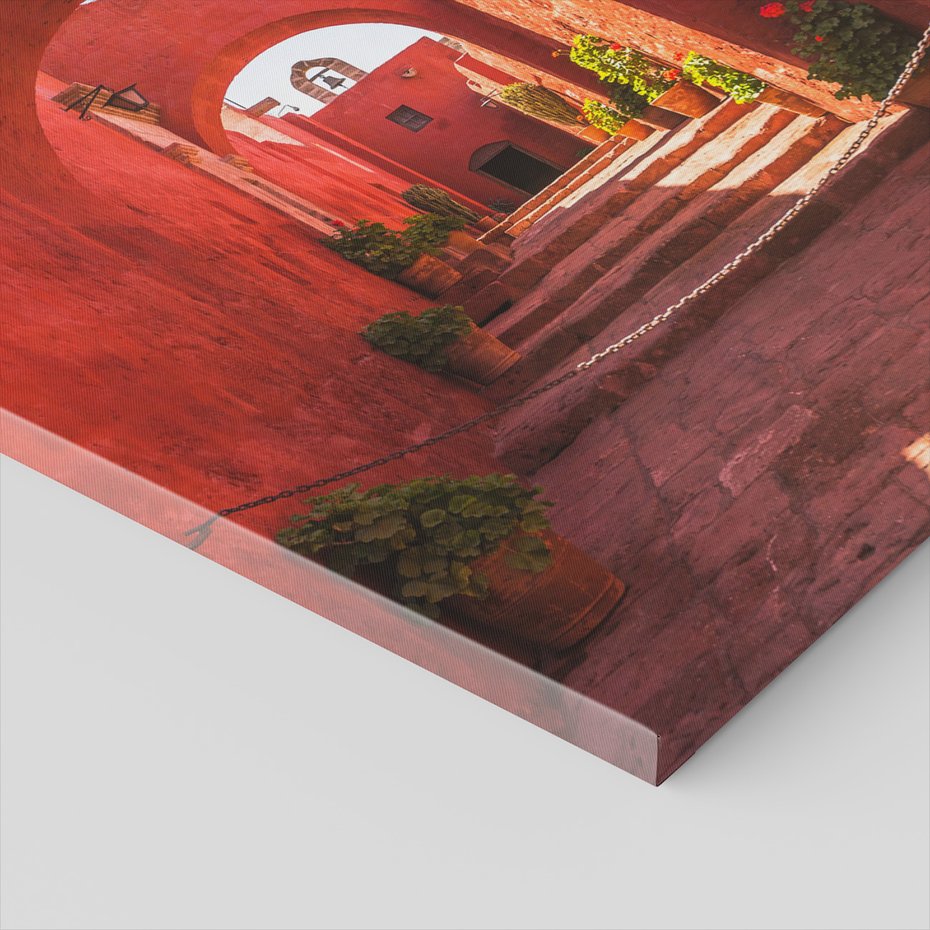 Obraz na płótnie - uliczka, miasto, architektura