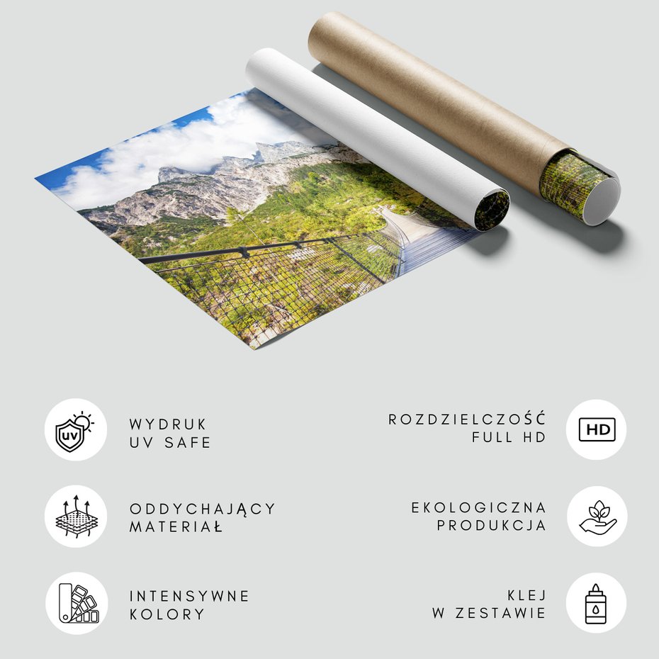 Fototapeta - most, góry, krajobraz