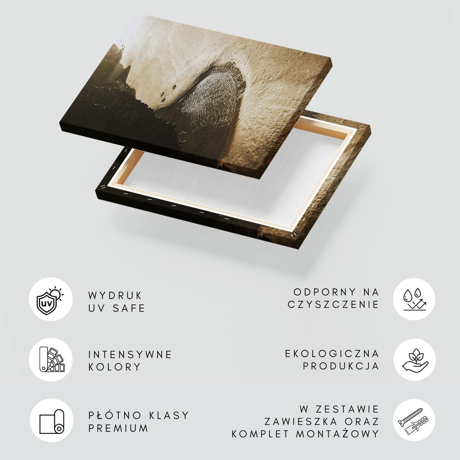 Obraz na płótnie - plaża, piasek, woda