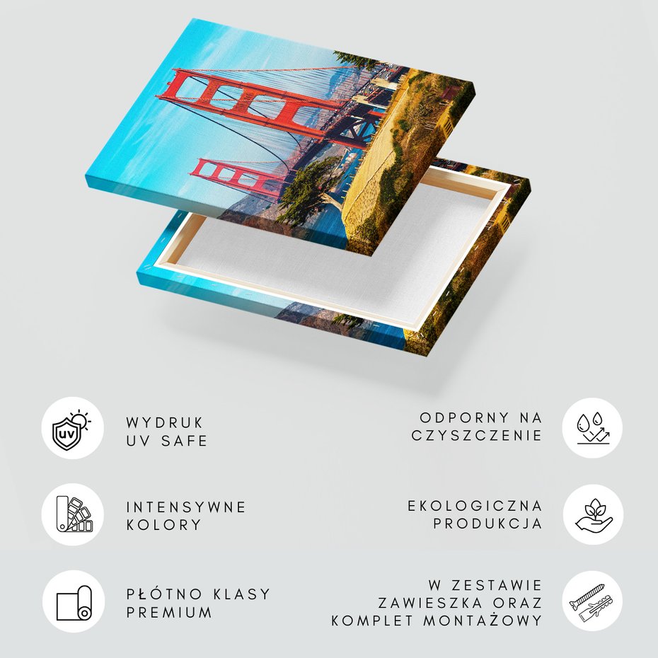 Obraz na płótnie - most, Golden Gate, San Francisco