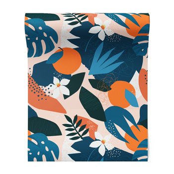 Tapeta - liście, kwiaty, owoce