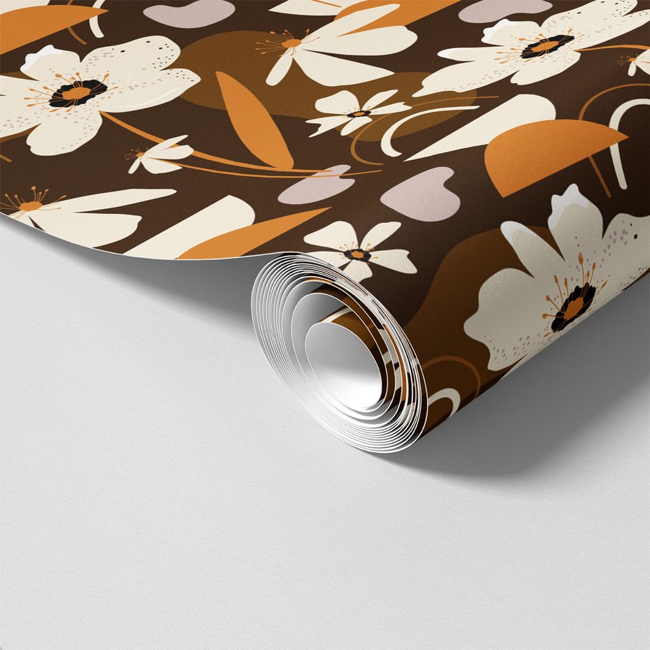 Tapeta - kwiaty, abstrakcja, tło