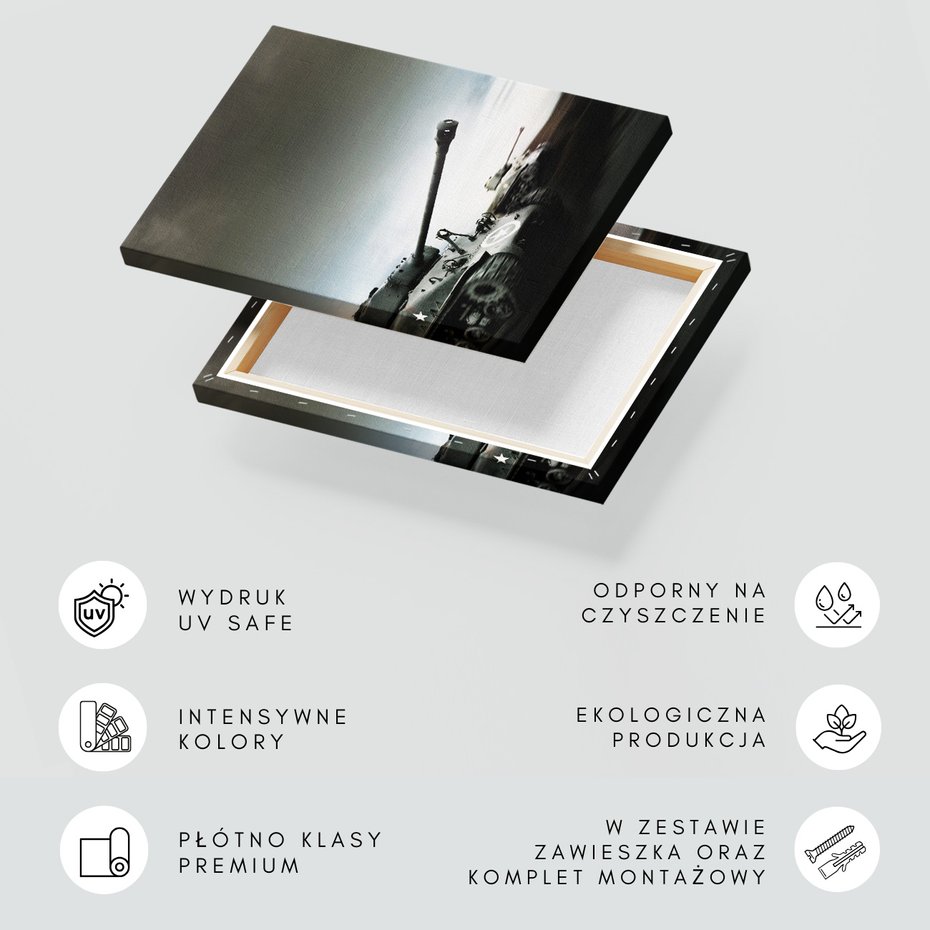 Obraz na płótnie - czołgi, wojna, pojazdy