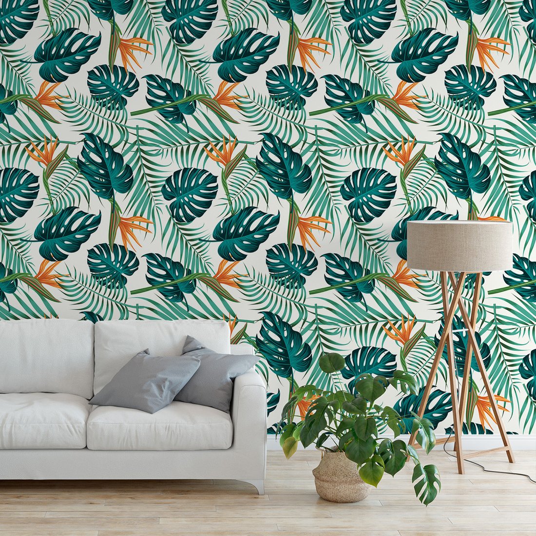 Tapeta - liście, kwiaty, natura