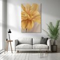 Obraz na płótnie - kwiat, złoty, dekoracja