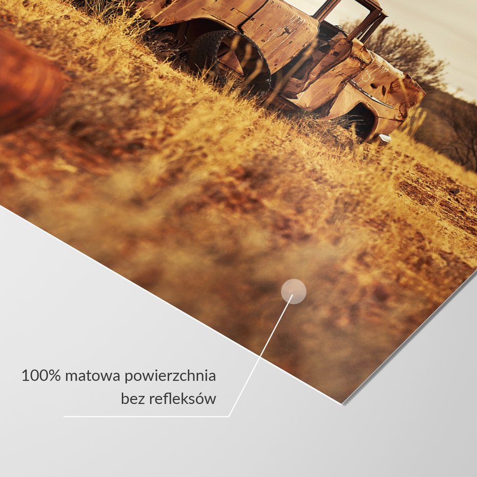 Fototapeta - złom, auto, rdza