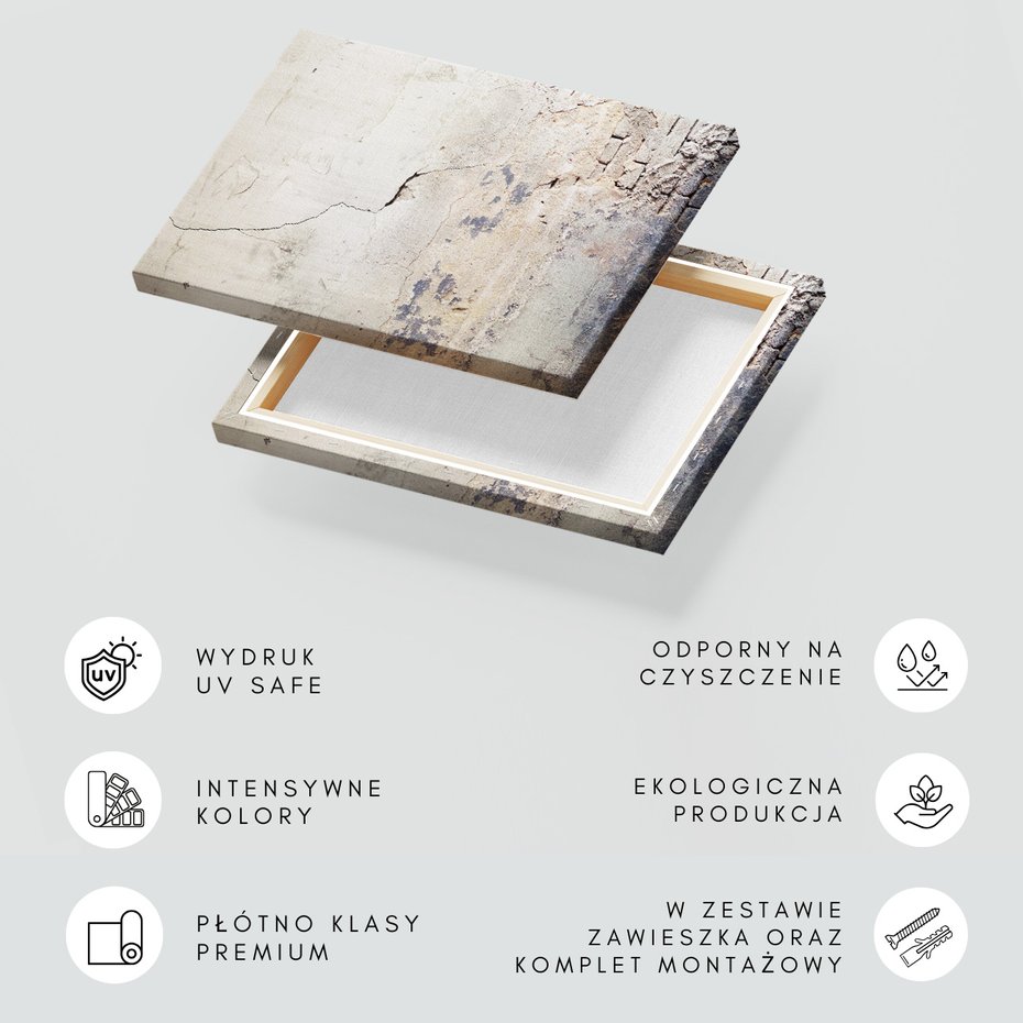 Obraz na płótnie - ściana, tekstura, cegła