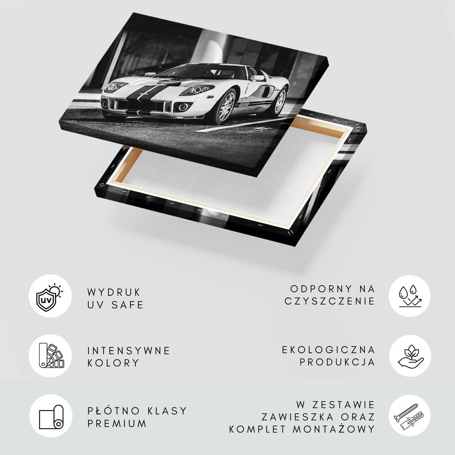 Obraz na płótnie - samochód, sportowy, pojazd
