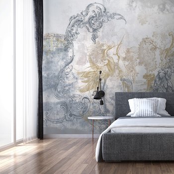 Fototapeta - loft, ornamenty, vintage