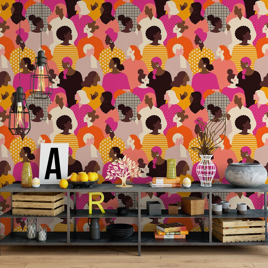 Tapeta - kobiety, portrety, różnorodność