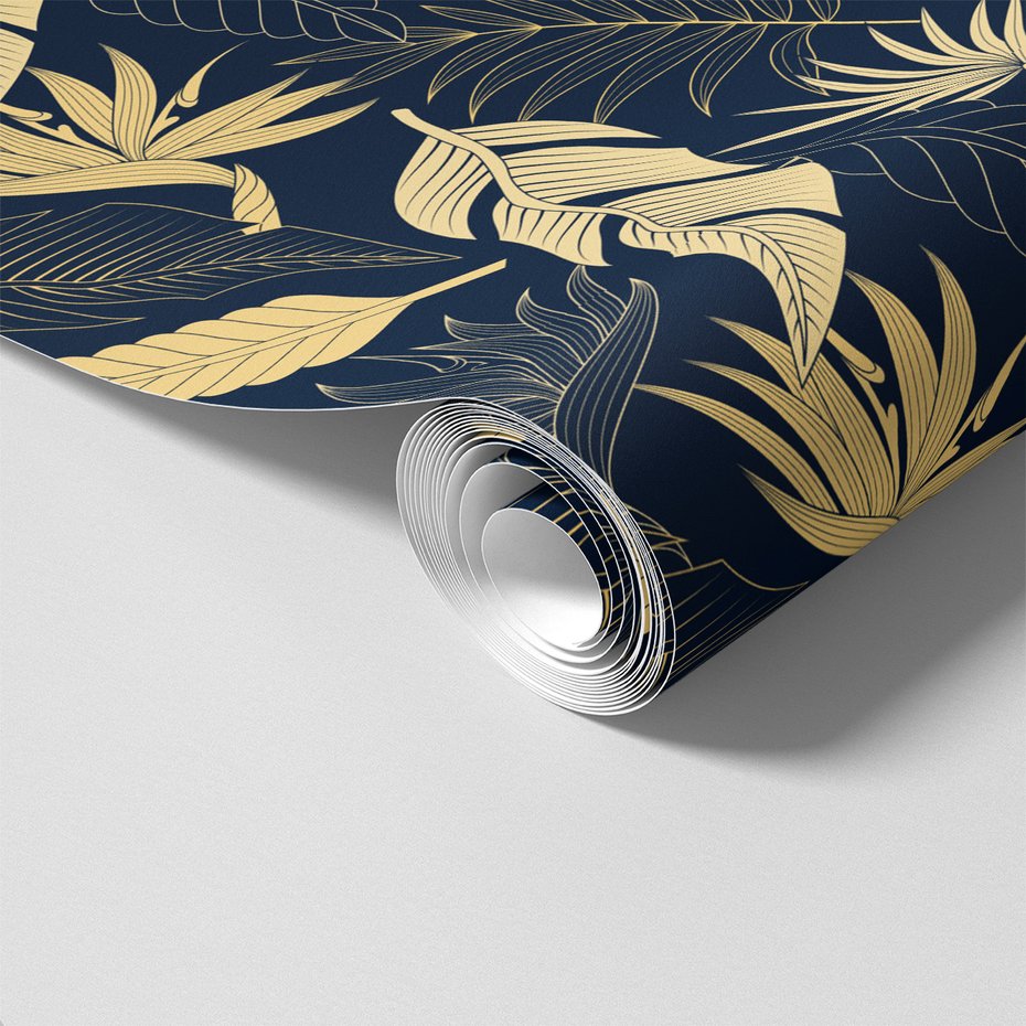 Tapeta - liście, kwiaty, tropiki