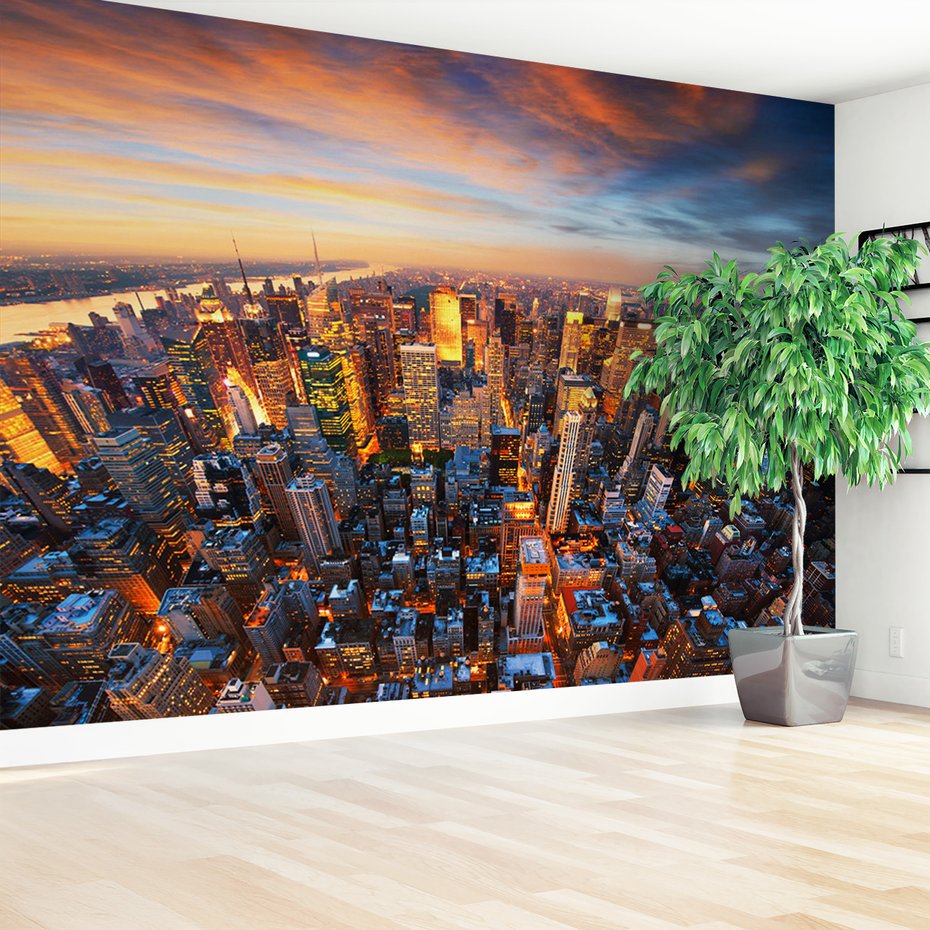 Fototapeta - miasto, budynki, niebo