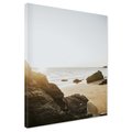 Obraz na płótnie - plaża, morze, skały