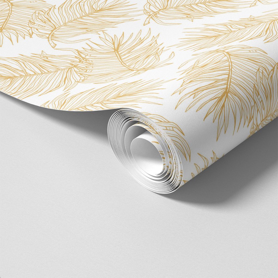 Tapeta - liście, natura, elegancja