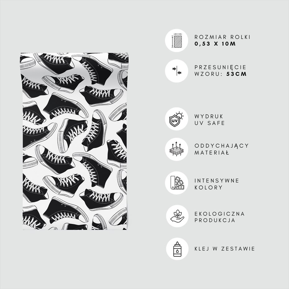 Tapeta - obuwie, buty, sznurówki