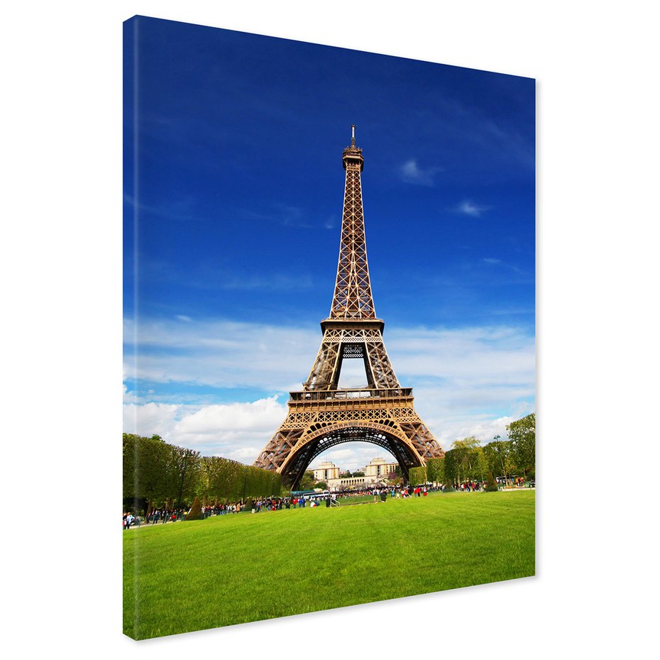 Obraz na płótnie - Paryż, wieża Eiffla, miasto