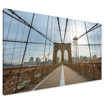 Obraz na płótnie - most, miasto, brooklyn