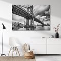 Obraz na płótnie - most, miasto, rzeka
