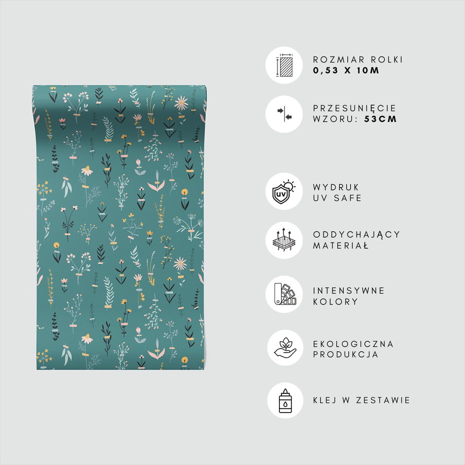 Tapeta - kwiaty, rośliny, wzór