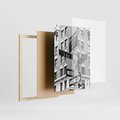 Zestaw obrazy w ramie 40x50 galeria - Nowy, Jork, miasto, nowoczesny - rama drewno