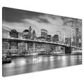 Obraz na płótnie - miasto, most, Manhattan