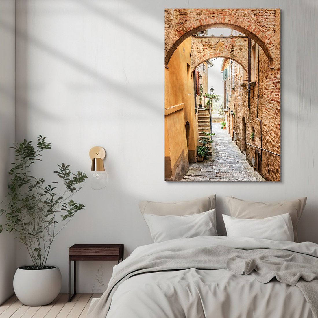 Obraz na płótnie - uliczka, miasto, architektura