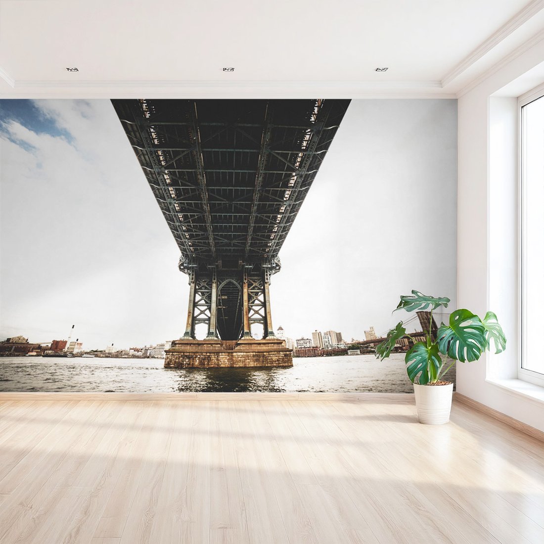 Fototapeta - most, miasto, woda