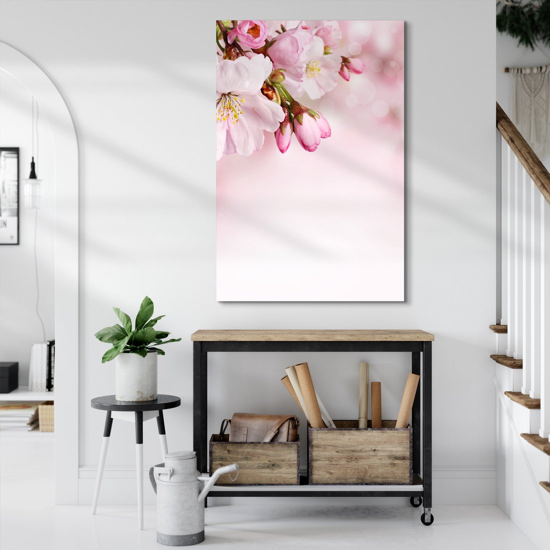 Obraz na płótnie - kwiaty, różowy, wiosna