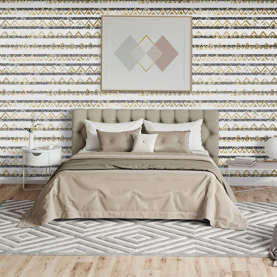 Tapeta - trójkąty, linie, abstrakcja