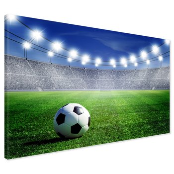 Obraz na płótnie - stadion, piłka nożna, trawa