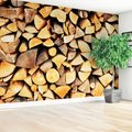 Fototapeta - drewno, opał, stos