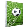 Obraz na płótnie - piłka nożna, bramka, siatka