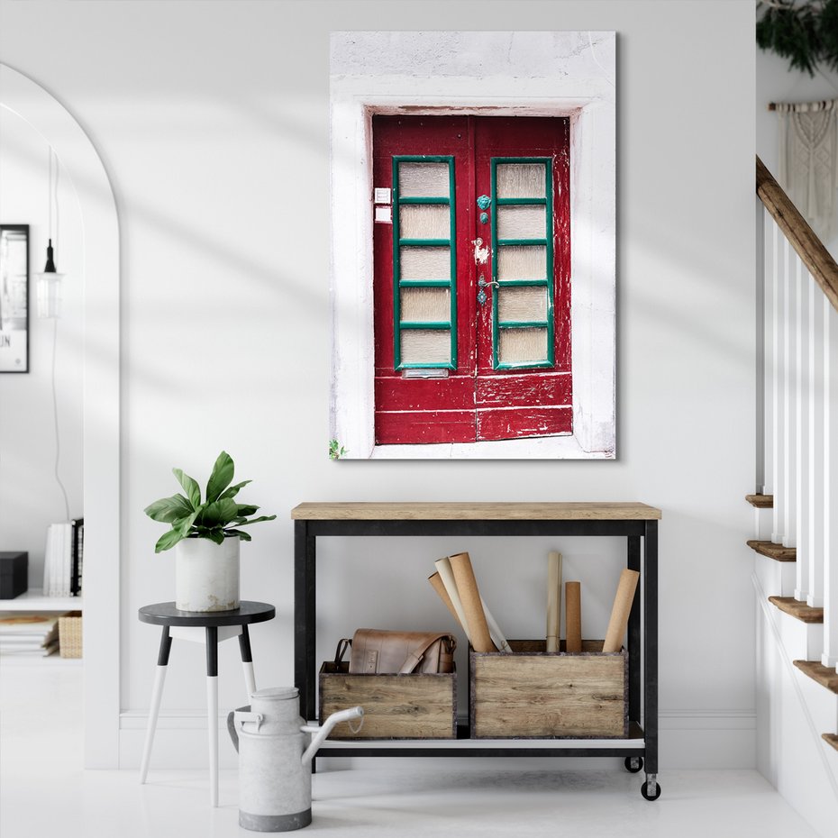Obraz na płótnie - drzwi, fasada, wejście