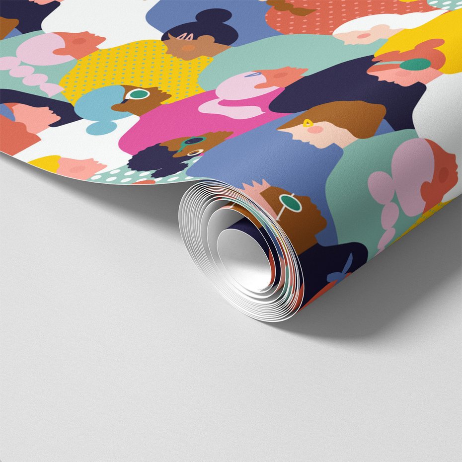 Tapeta - kobiety, ilustracja, portrety