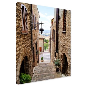 Obraz na płótnie - ulica, schody, miasto