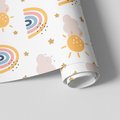 Tapeta - dziecięca, tęcza, słońce, gwiazda