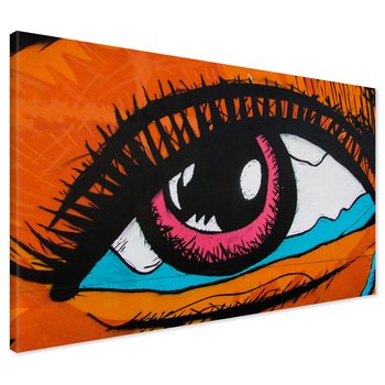 Obraz na płótnie - oko, grafika, abstrakcja