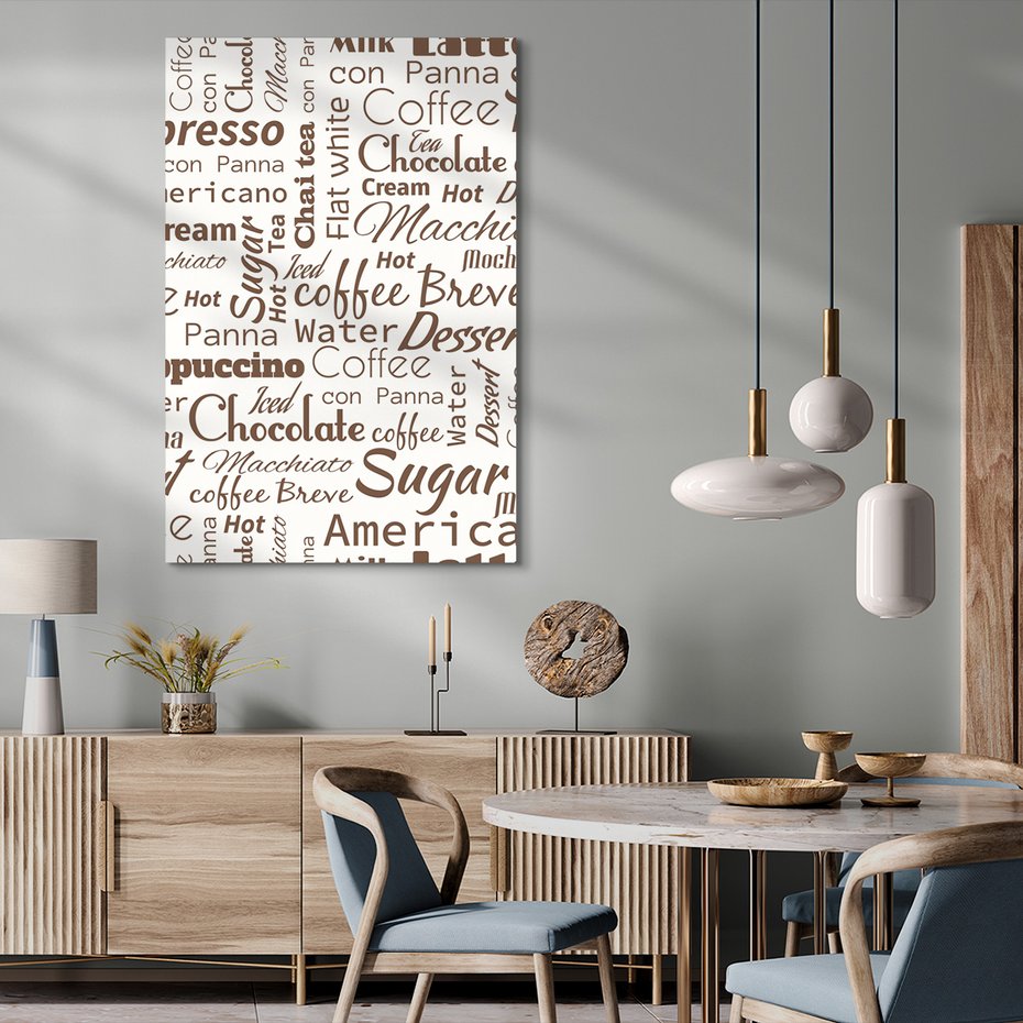 Obraz na płótnie - kawa, napoje, tło