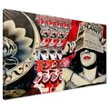 Obraz na płótnie - graffiti, kolaż, sztuka uliczna