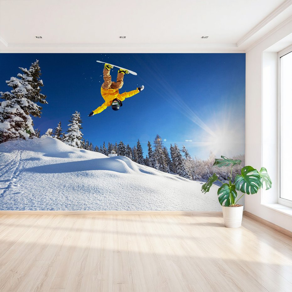 Fototapeta - śnieg, sport, zima