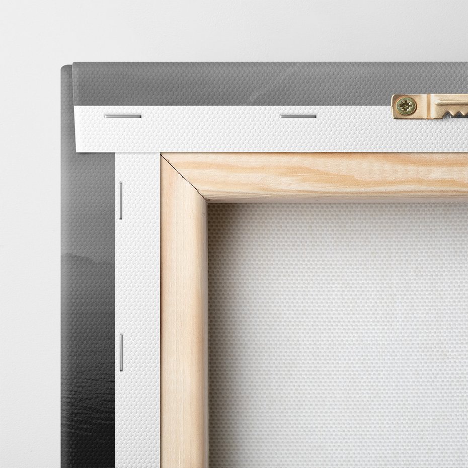 Obraz na płótnie - jezioro, góry, łódka