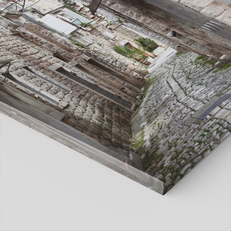 Obraz na płótnie - uliczka, kamień, miasto