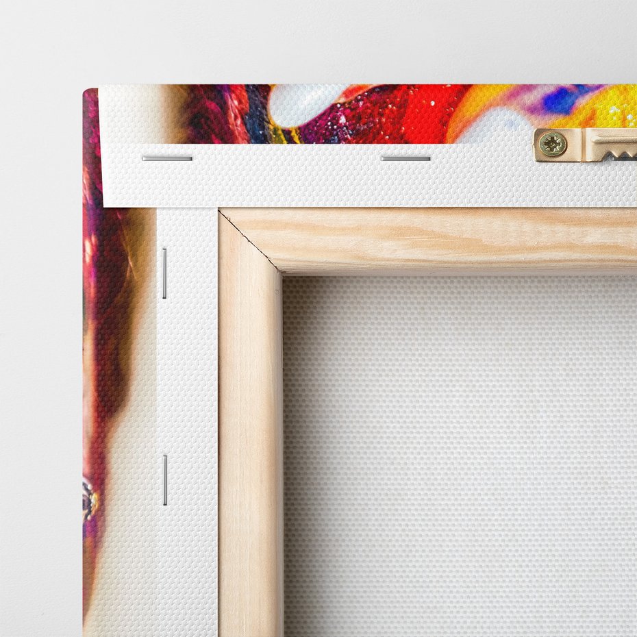 Obraz na płótnie - farby, kolory, abstrakcja