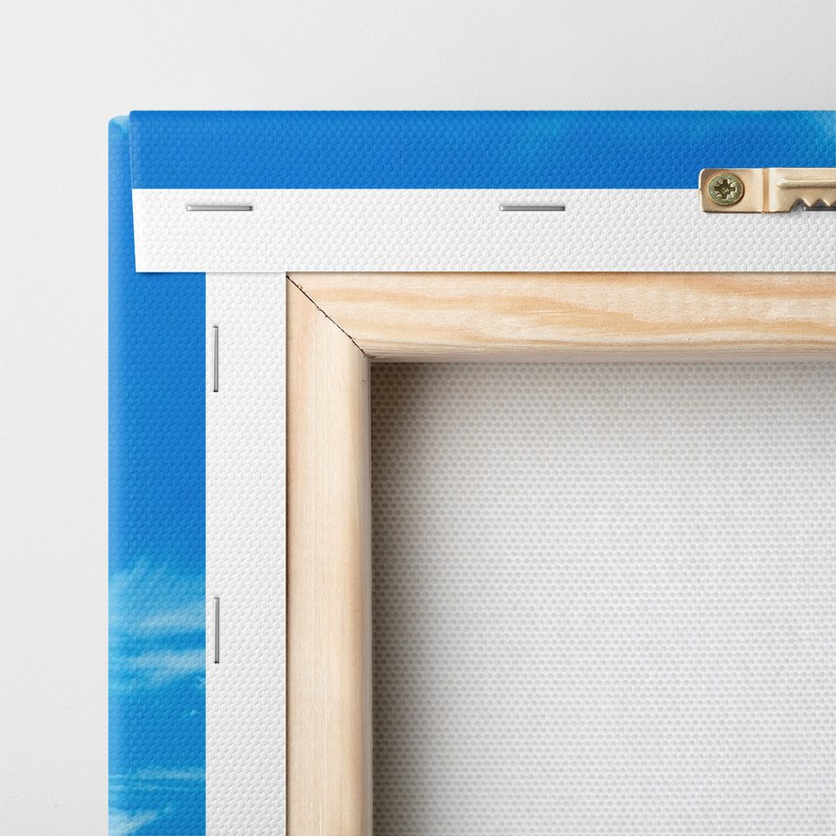 Obraz na płótnie - traktor, pole, niebo