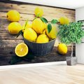 Fototapeta - cytryny, owoce, żółty