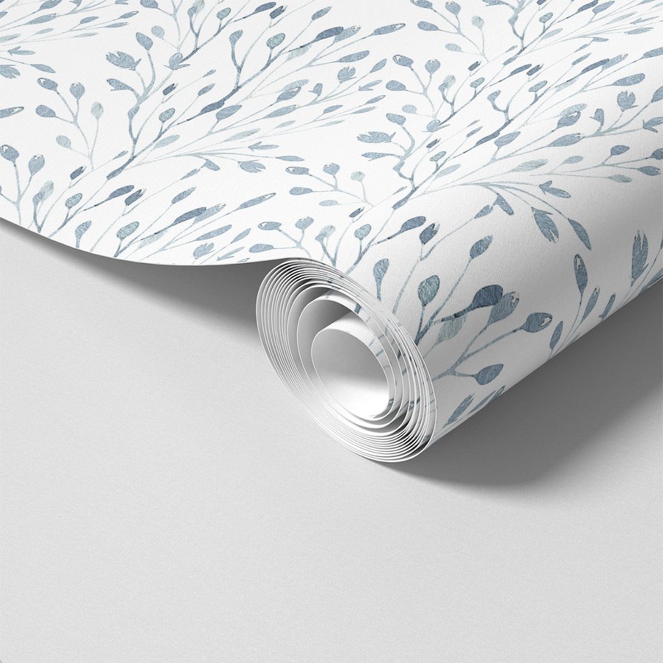 Tapeta - gałązka, liście, wzór