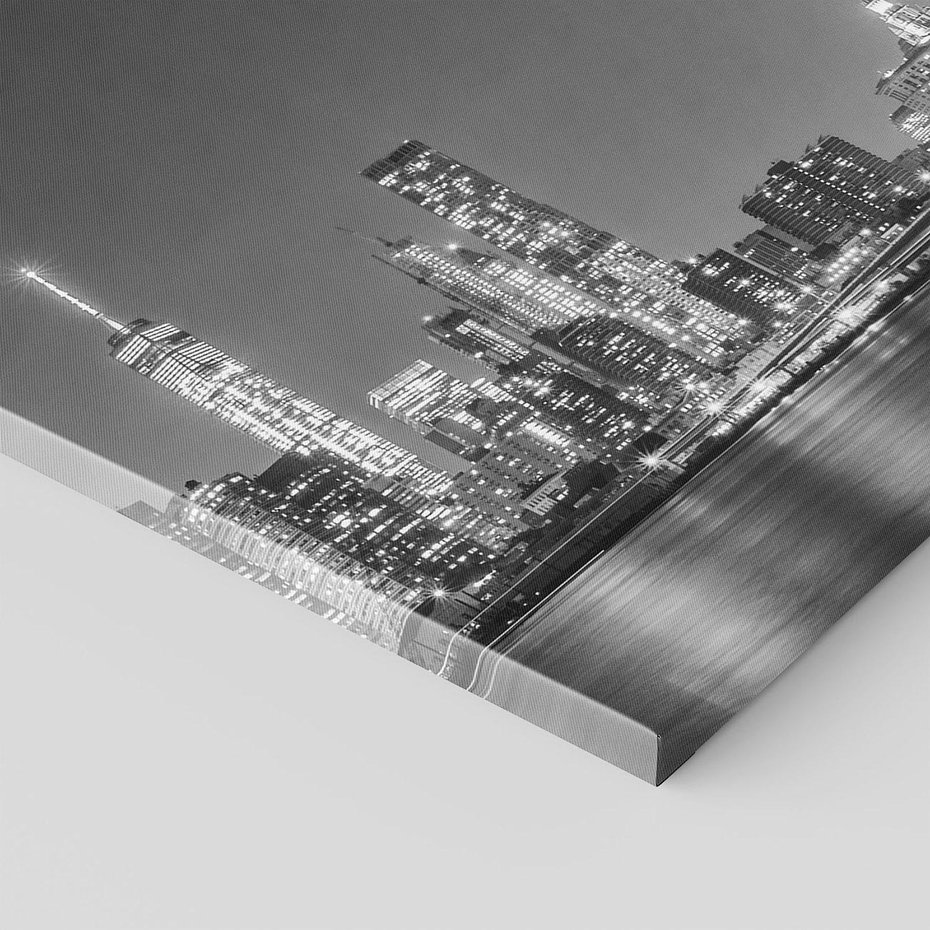 Obraz na płótnie - miasto, most, noc