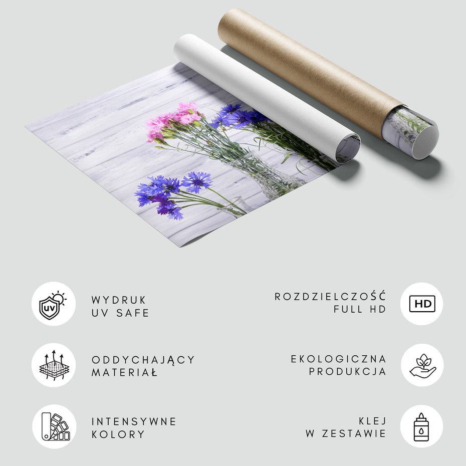 Fototapeta - kwiaty, wazon, kompozycja