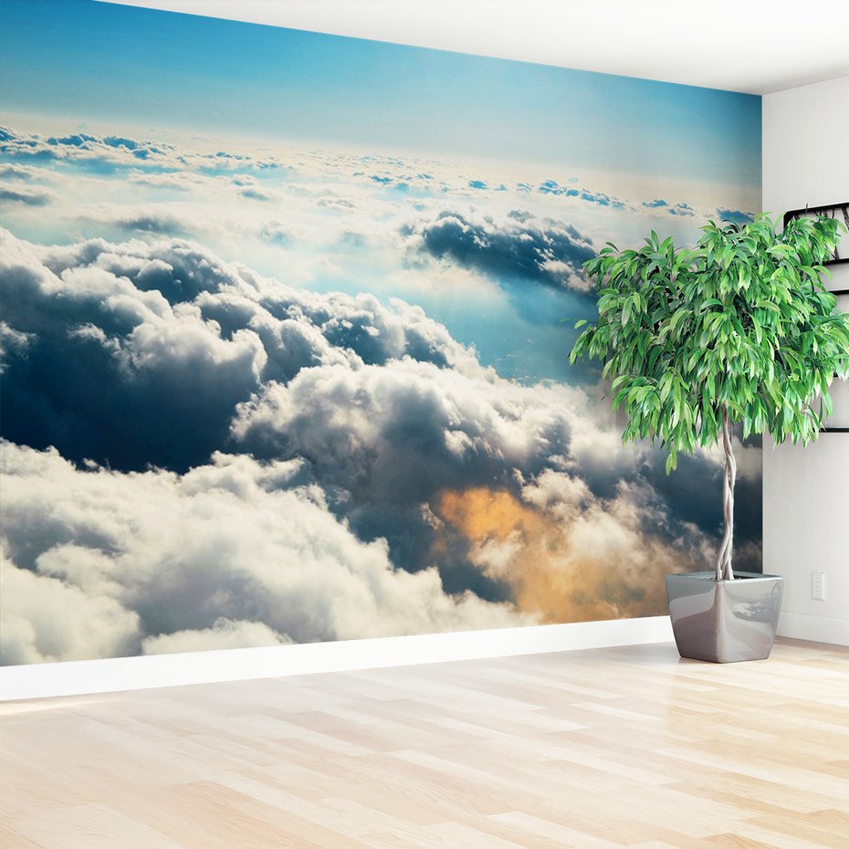 Fototapeta - chmury, niebo, wysokość