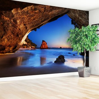 Fototapeta - plaża, morze, skały